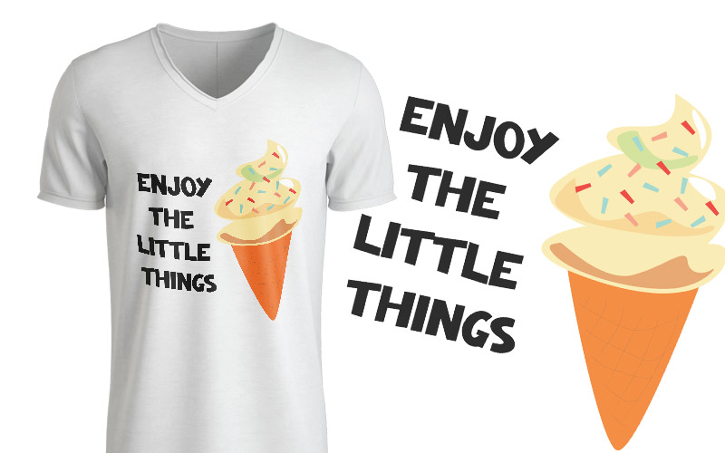 Ice cream T-Shirt Design