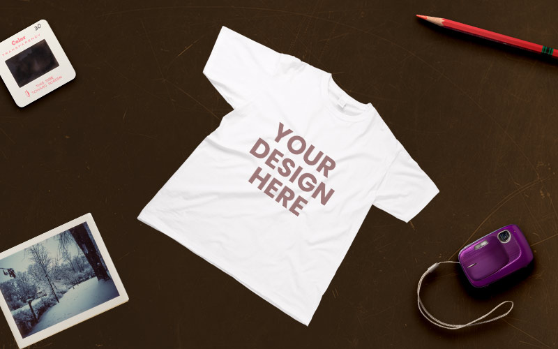 White T-Shirt PSD Mockup - Extended License | InkyDeals