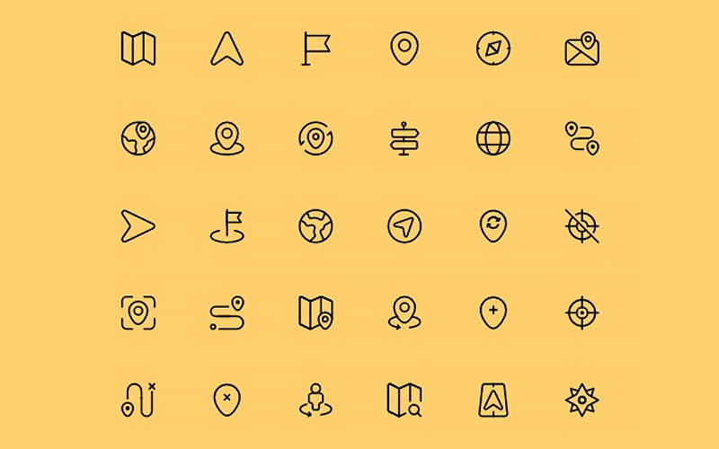 Navigational Icons: