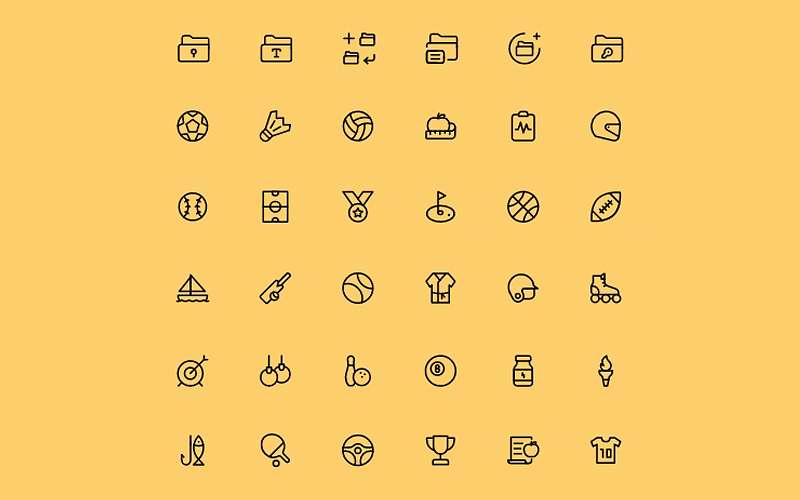 Sports & Outdoor animated Icons