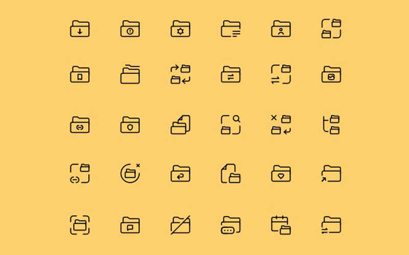 Folder Icons: