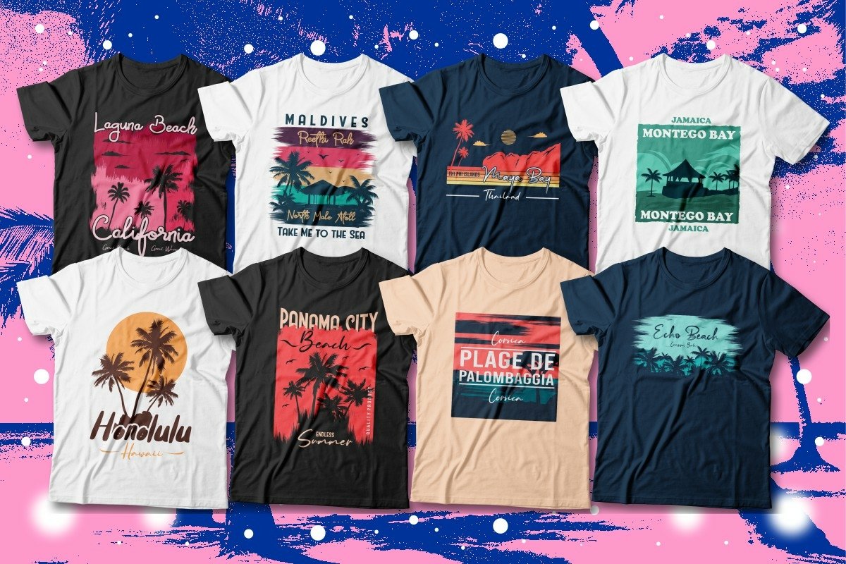 graphic beach shirts