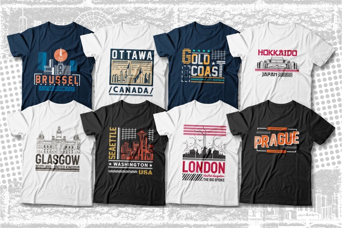 city t shirt designs, city tshirt design