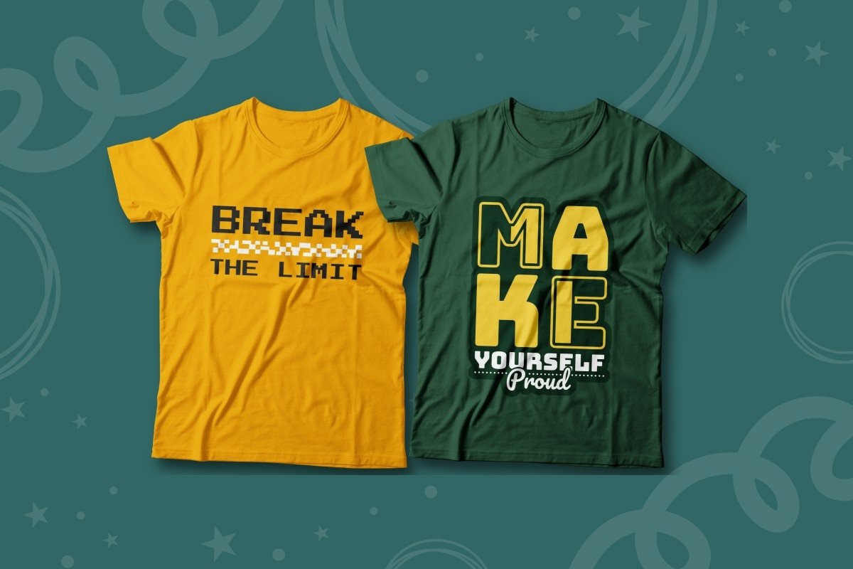 positive graphic tees
