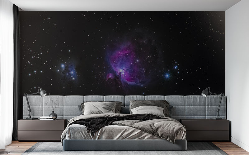 Space Image as bedroom wallpaper