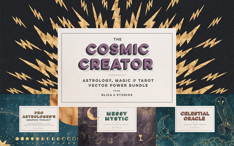 The Cosmic Creator: Astrology, Magic & Tarot Set