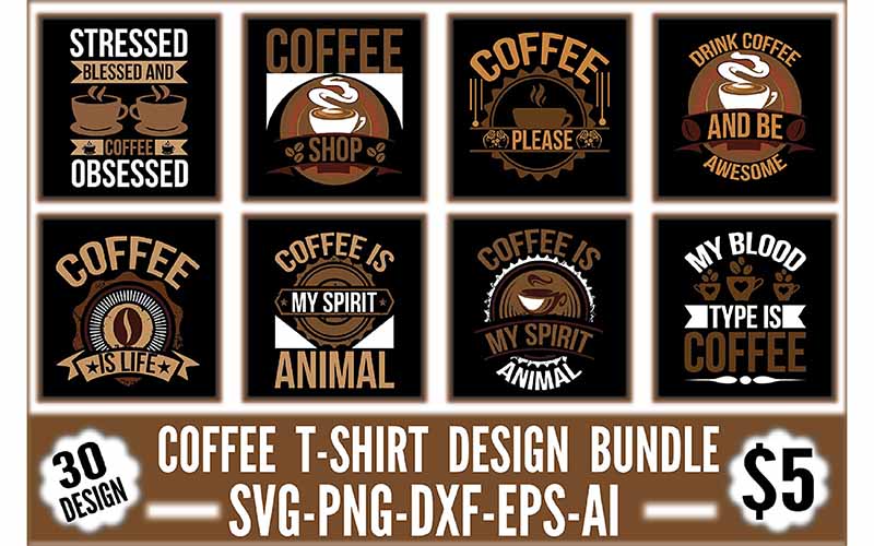 Coffee T Shirt Dessign