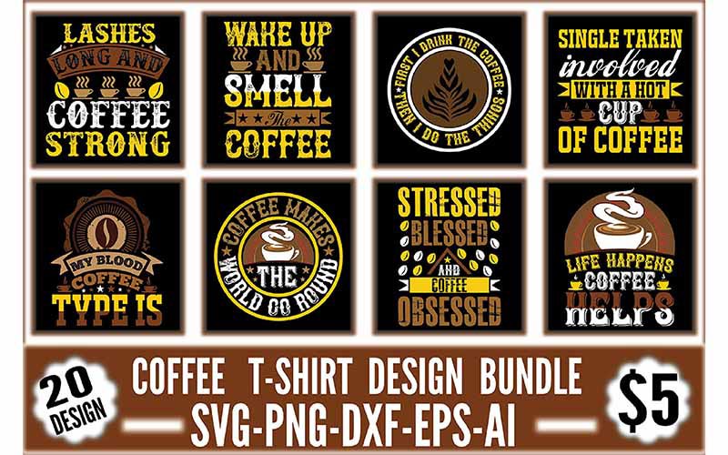 Coffee T Shirt Dessign