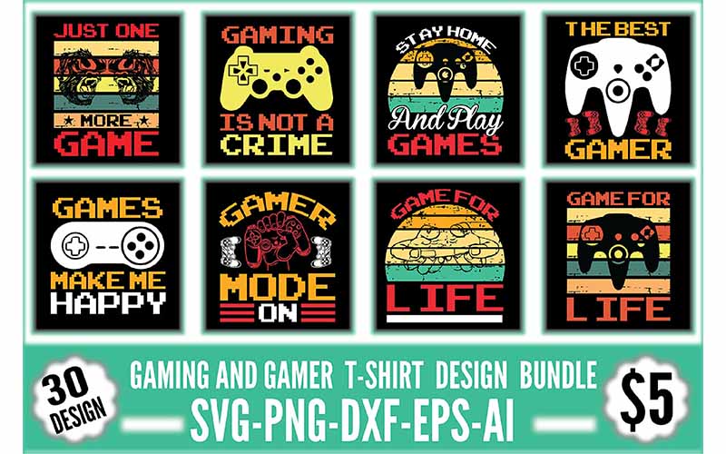 Video Game T Shirt Designs