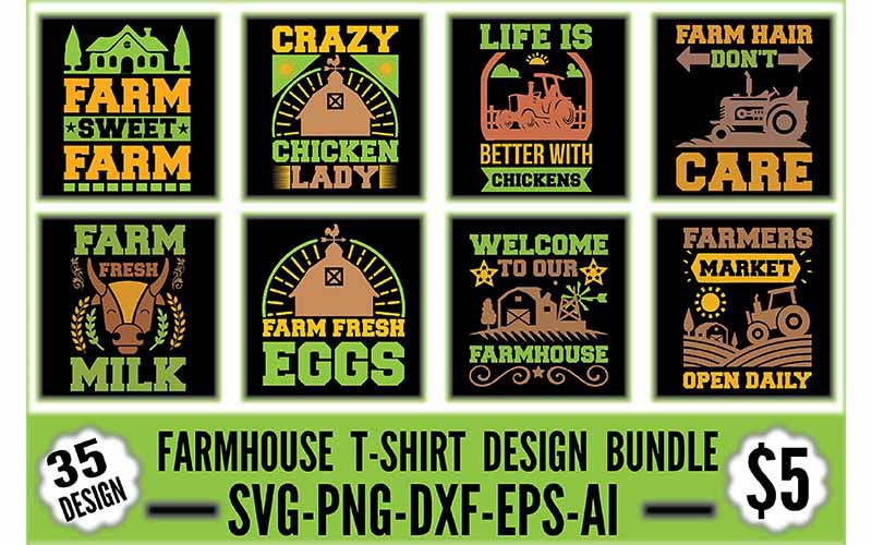 Farmhouse T Shirt Designs