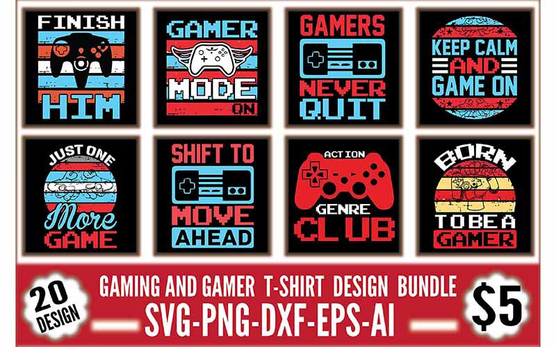 Video Game T Shirt Designs