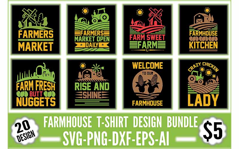 Farmhouse T Shirt Designs