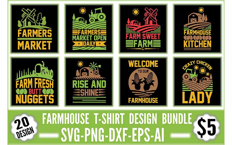 Farmhouse T Shirt Designs