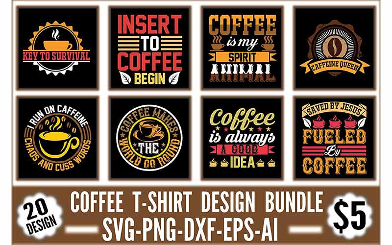 Coffee T Shirt Dessign