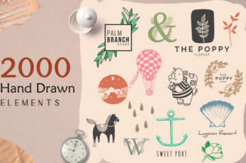 2000+ Hand Drawn Elements Feature Image