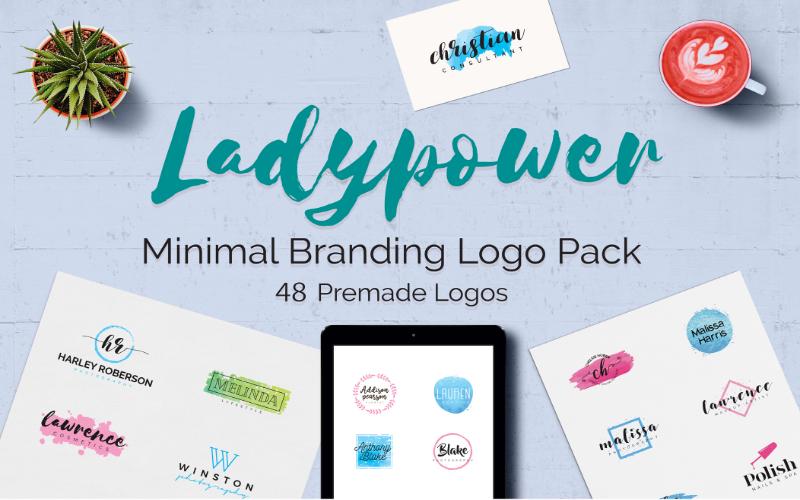 LADYPOWER Feminine Branding Logo Set
