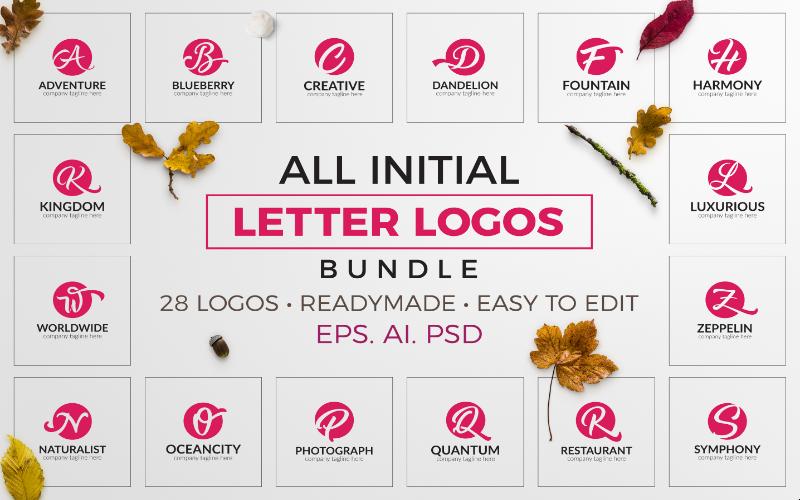 All Initial Letter Logos Bundle

