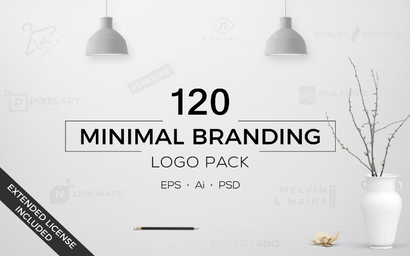 120 Minimal Branding Logo Pack
