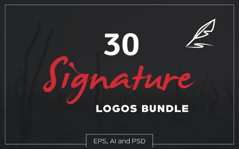 30 Signature Logos Bundle

