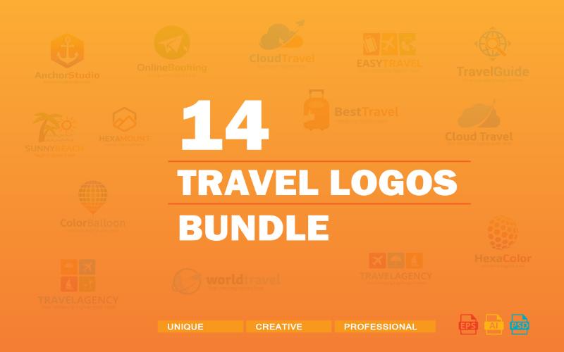 14 Travel Logos Bundle

