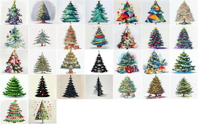christmas trees graphics