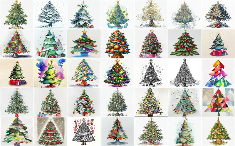 christmas trees graphics