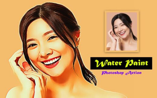 water paint  photoshop action