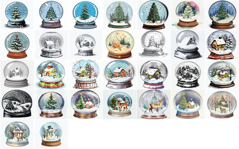 snow globe graphics
