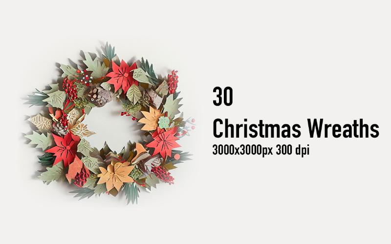 christmas wreaths graphics
