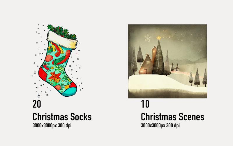 christmas graphics bundle
