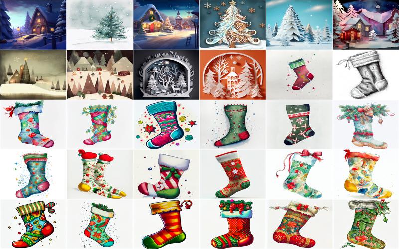 christmas graphics bundle