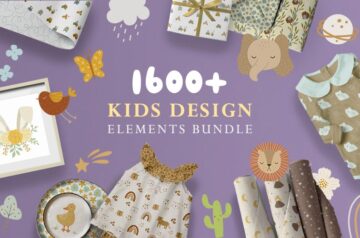 1600+ Kids Design Elements Bundle