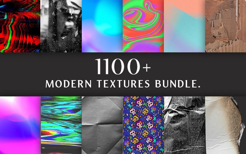 1100+ Modern Textures Bundle