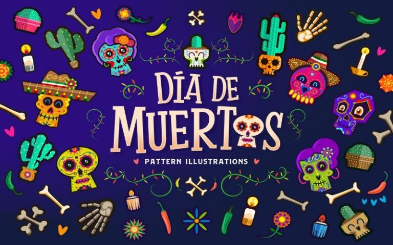 dia de muertas dia de muertas patterns