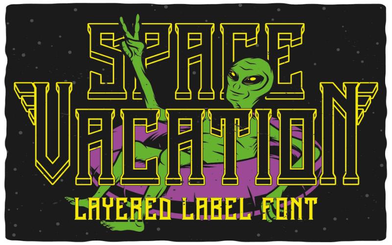 Space Vacation Fonts
