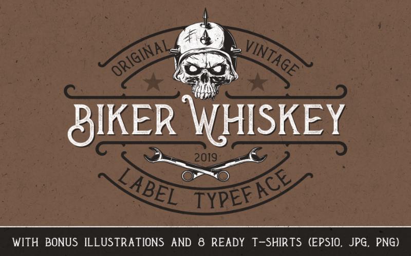 Biker Whiskey Fonts