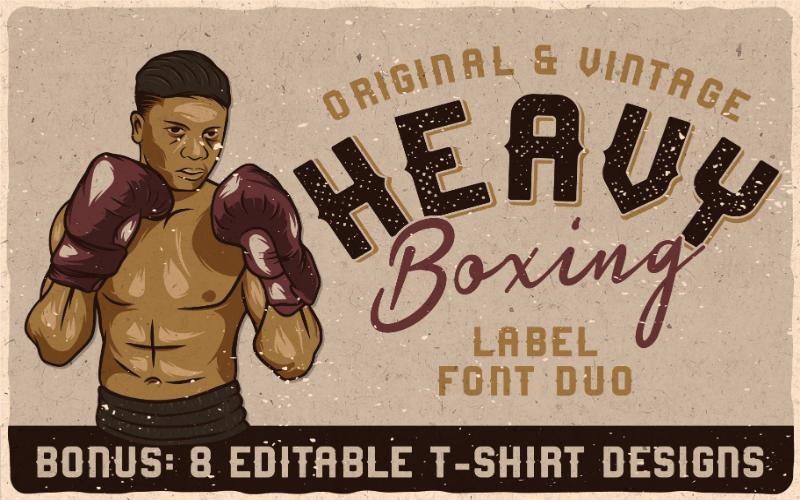 Heavy Boxing Fonts
