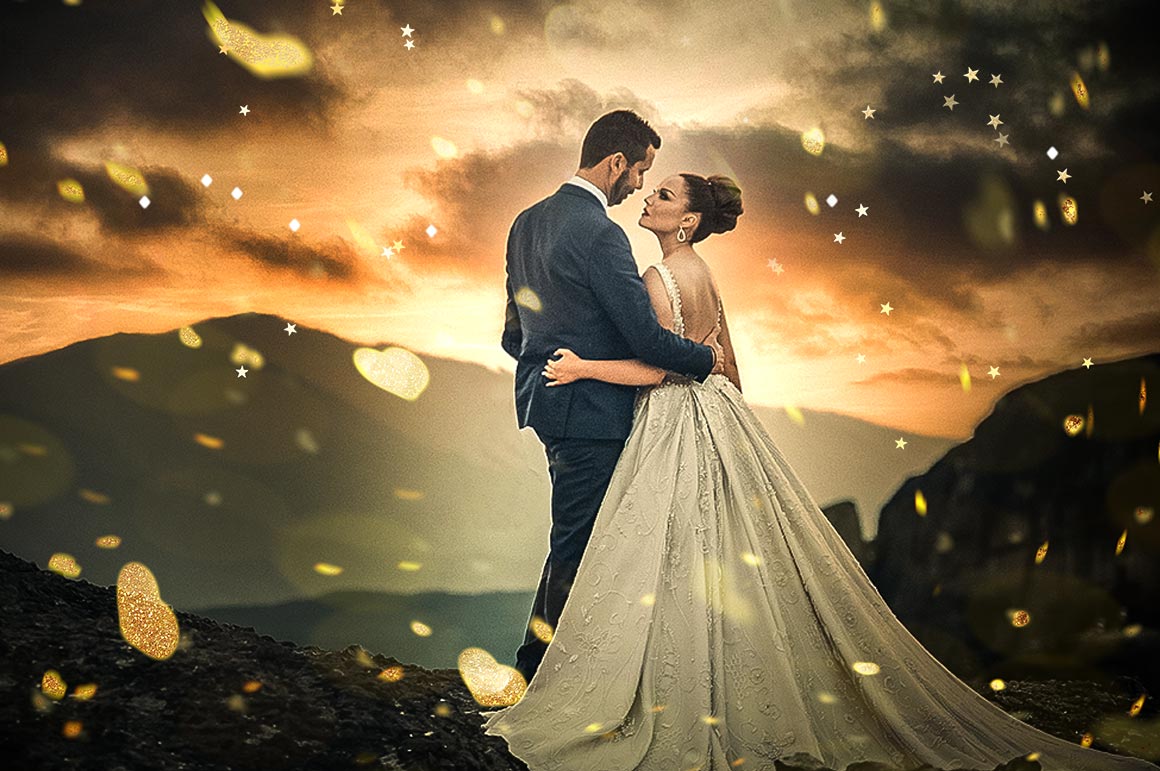 romantic couple photoshot