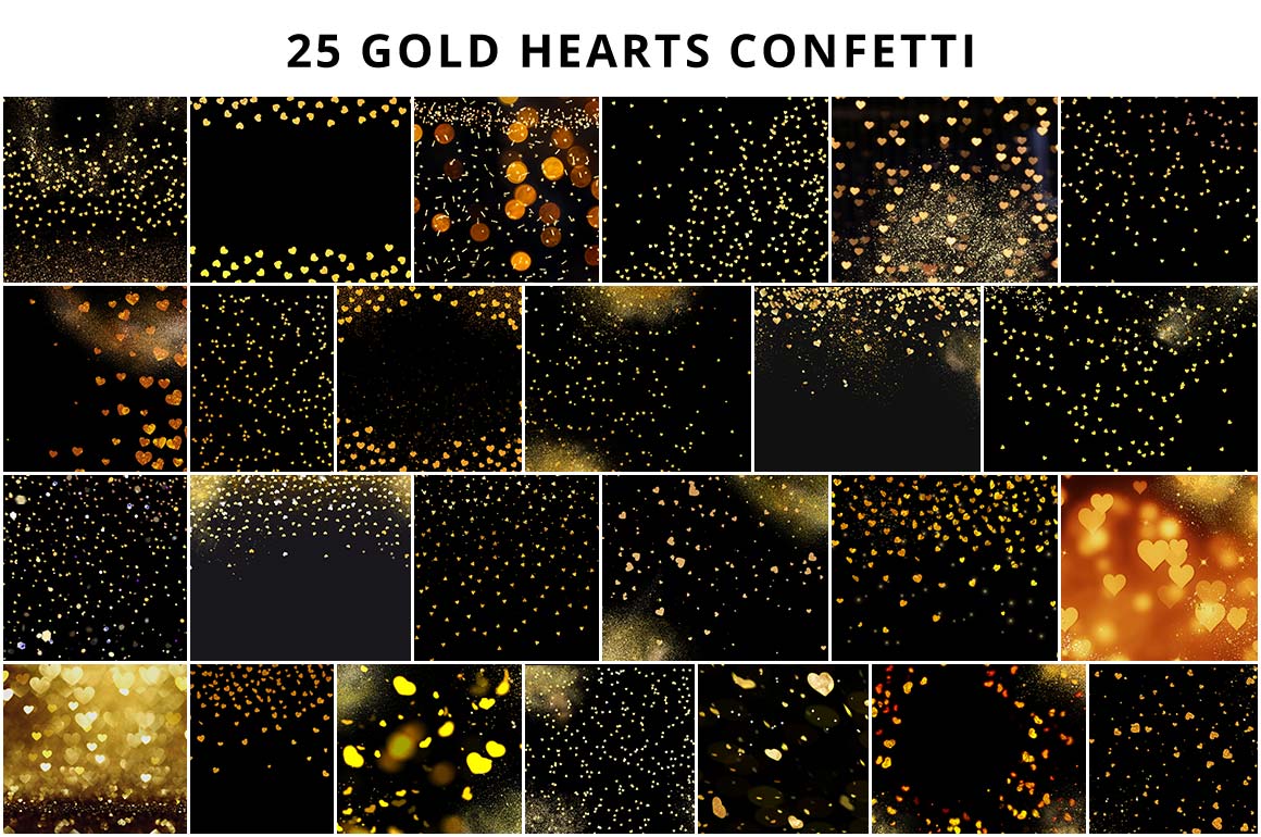 Gold-heart-Confetti