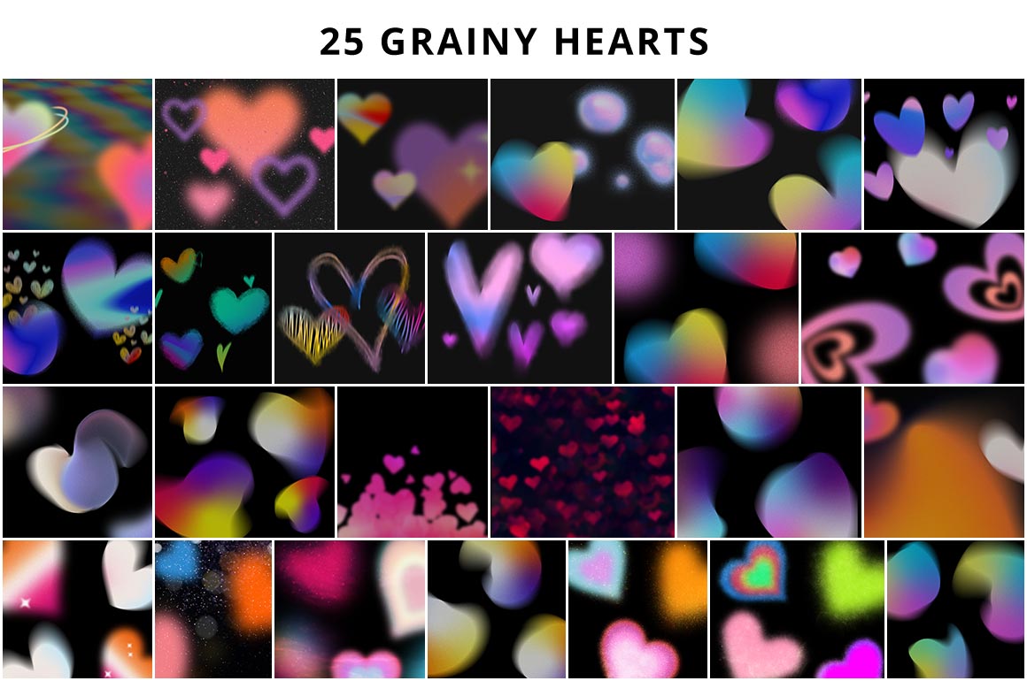 Grainy-Heart-overlay - valentine's overlays and frames