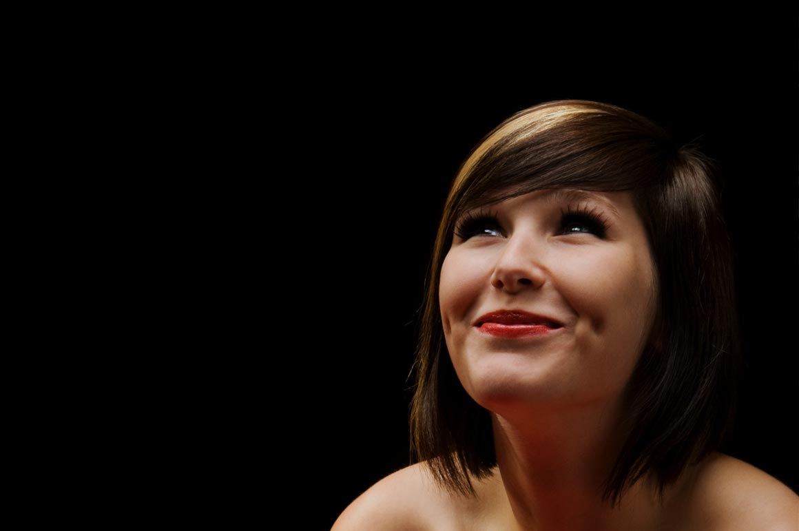 women smiling
