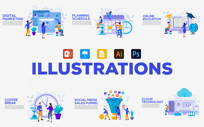 Powerpoint-Infographics-Templates-Illustrations