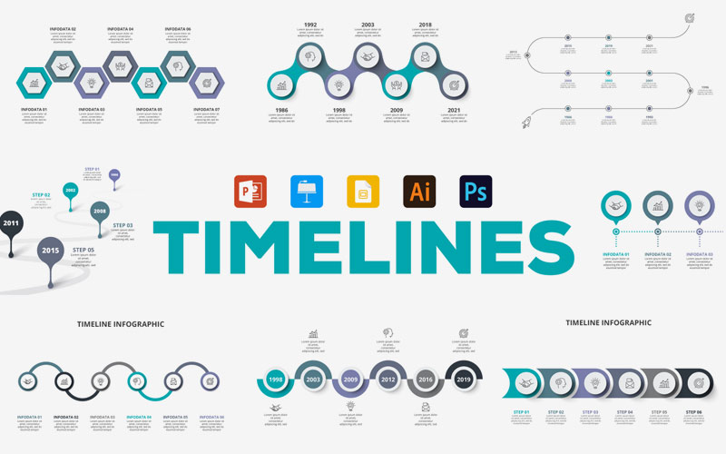 Powerpoint-Infographics-Templates-Timelines