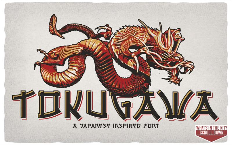 Tokugawa Font, best fonts