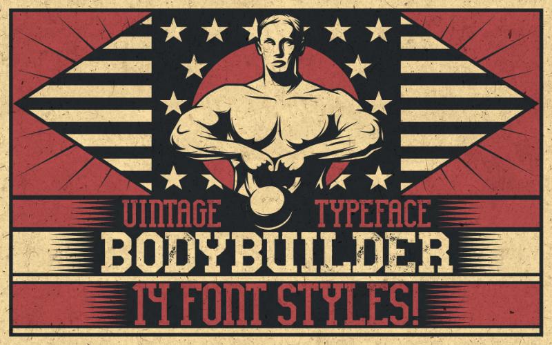 Bodybuilder Fonts