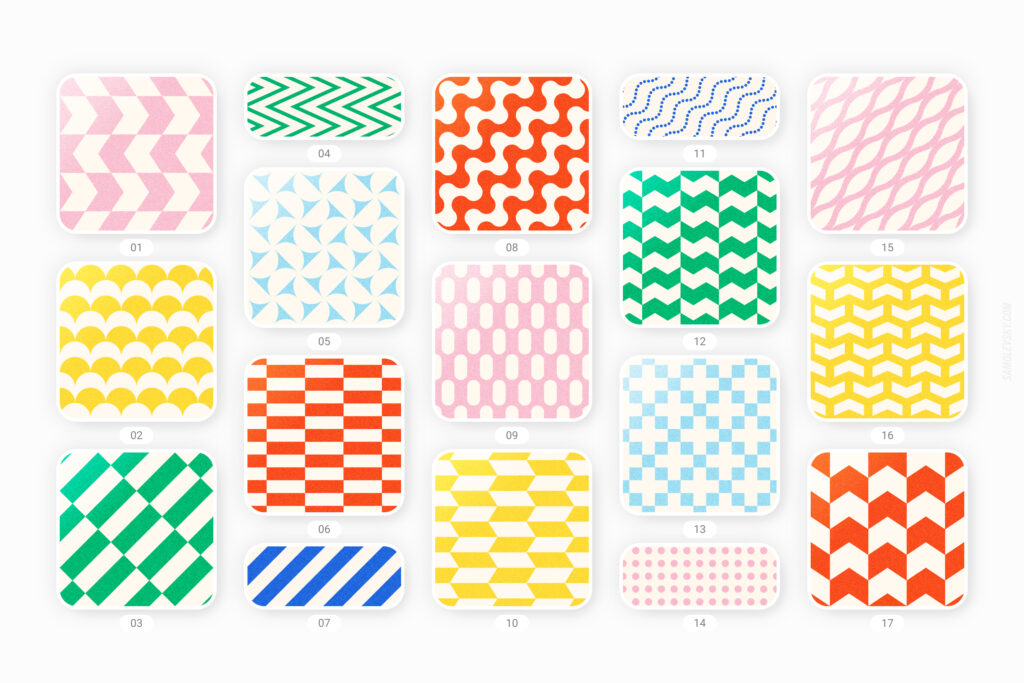 essential geometric patterns collage