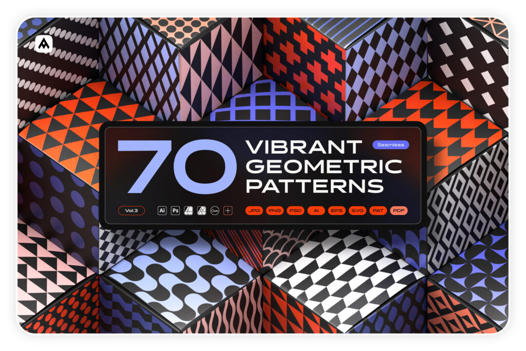 vibrant geometric patterns
