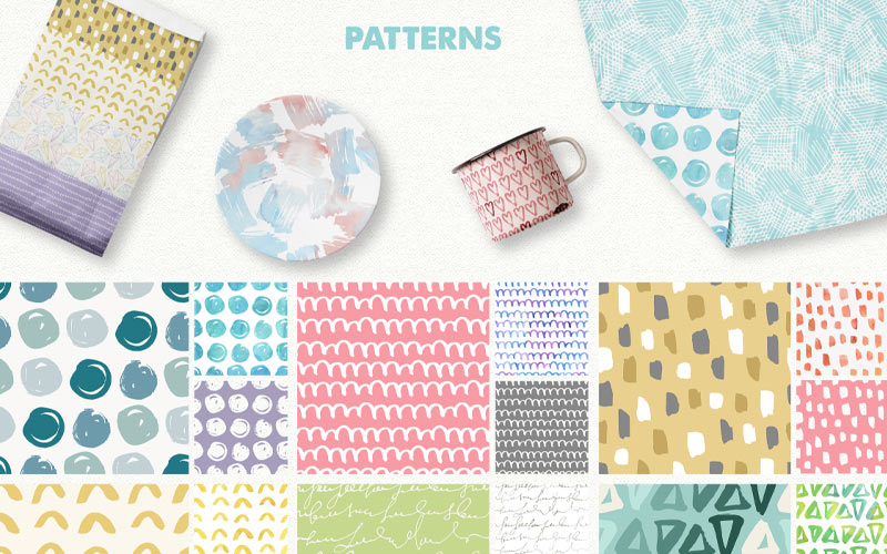 patterns previews collage and mockups patterns previews collage and mockups - Decorative designs