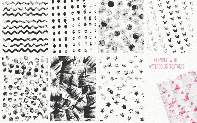 black and white patterns collage black and white patterns collage - Decorative designs