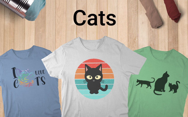 cat design for t shirt, cat design shirt, cat graphic shirt